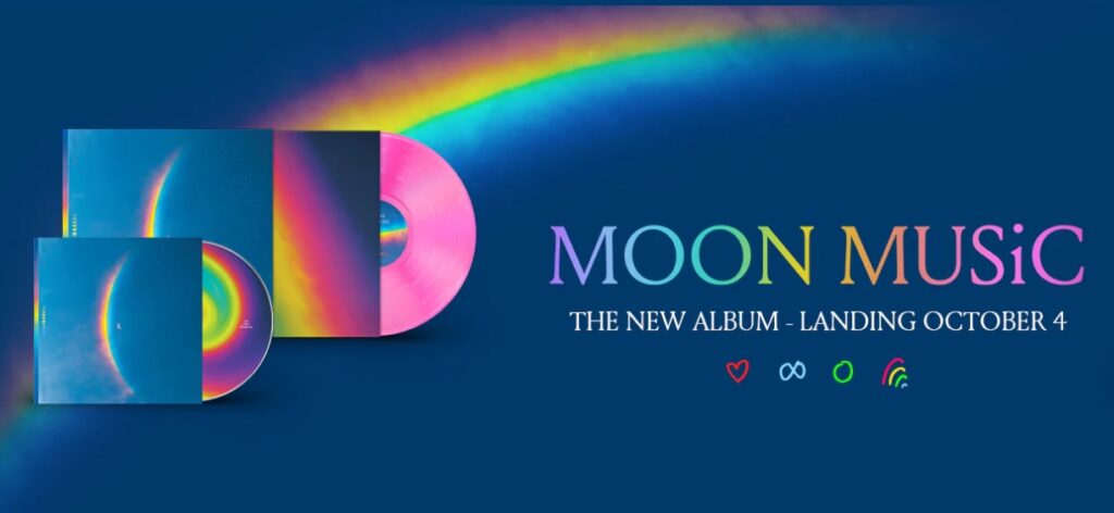 Lanzamiento de Moon Music de Coldplay